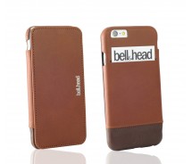 Echtleder Hülle "jump" für iPhone 6 (S) / iPhone 6 (S) Plus und Galaxy S6 (edge und edge+) cognac-braun