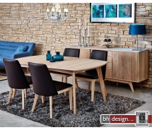 Marte B  Esstisch Eiche Echtholzfurnier 180/270 x 100 cm ausziehbar, skandinavischer Stil