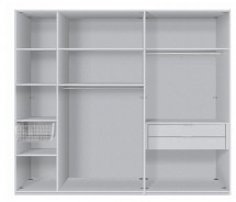 Zubehörset  für Express Schränke, Breite 250 cm, Höhe 216 / 236 cm
