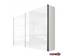Express Möbel Schwebetürenschrank Stars, weiss hochglanz Front  Höhe 216 cm oder Höhe 236 cm