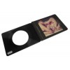 Babyalbum, Baby-Photoalbum - Upcycling aus einer echten (used) Vinyl-Schallplatte, 36 Seiten (18 Blatt) schwarz 