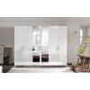 Express Möbel Drehtürenschrank Brooklyn, hochglanz  mt Spiegel,100 cm - 300 cm, Höhe 216 cm o. Höhe 236 cm