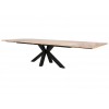 Maison Esstisch by Canett Design,  Eiche weiss geölt  180 x 100 cm, alternativ mit Ansteckplatten
