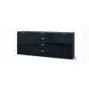 Express Möbel Sideboard One 700 , 2 Türen 4 Schubkästen,  Front in Glas  B 180 cm x H 80 cm