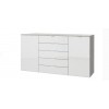 Express Möbel Sideboard One 700 , 2 Türen 5 Schubkästen,  Front Weiss hochglanz,  B 180 cm x H 100 cm
