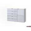 Express Möbel Kommode One 700 , 5 Schubkästen, 1 Tür, Front verschiedene Glasvarianten, 130 x 100 cm