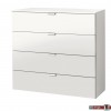 Express Möbel Kommode One 700 , 4 Schubkästen, verschiedene Farbvarianten B 80 cm x H 80 cm