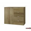 Express Möbel Kommode One 700 , 1 Tür, 4 Schubkästen, verschiedene Farbvarianten B 100 cm x H 80 cm