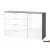 Express Möbel Kommode One 700, 4 Schubkästen, 1 Tür, Front verschiedene Glasvarianten, 130 x 80 cm