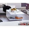 Couchtisch Game Weiss/Klarglas 120 x 35,5 cm