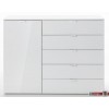 Express Möbel Kommode One 700 , 5 Schubkästen, 1 Tür, Front verschiedene Glasvarianten, 130 x 100 cm