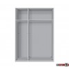 Express Möbel Drehtürenschrank Brooklyn, hochglanz  mt Spiegel,100 cm - 300 cm, Höhe 216 cm o. Höhe 236 cm