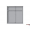 Express Möbel Drehtürenschrank Brooklyn, hochglanz  mt Spiegel,100 cm - 300 cm, Höhe 216 cm o. Höhe 236 cm