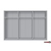 Express Möbel Drehtürenschrank Brooklyn, hochglanz, Spiegel und Schubladen, Höhe 216 cm oder Höhe 236 cm