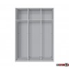 Express Möbel Drehtürenschrank Brooklyn, hochglanz, Spiegel und Schubladen, Höhe 216 cm oder Höhe 236 cm