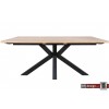 Maison Esstisch by Canett Design,  Eiche weiss geölt  180 x 100 cm, alternativ mit Ansteckplatten