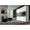 Express Möbel Schwebetürenschrank Stars mit Glaseinsätzen, 150 cm bis 300 cm , Höhe 216 cm oder Höhe 236 cm