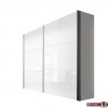 Express Möbel Schwebetürenschrank Stars, weiss hochglanz Front  Höhe 216 cm oder Höhe 236 cm