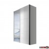 Express Möbel Schwebetürenschrank Stars, weiss hochglanz Front, Spiegeltür  Höhe 216 cm oder Höhe 236 cm