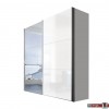Express Möbel Schwebetürenschrank Stars, weiss hochglanz Front, Spiegeltür  Höhe 216 cm oder Höhe 236 cm