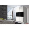 Express Möbel Schwebetürenschrank Stars mit Glaseinsätzen, 150 cm bis 300 cm , Höhe 216 cm oder Höhe 236 cm