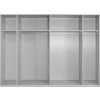 Express Möbel Schwebetürenschrank FOUR YOU, Lackfront weiss, 150 cm bis 300 cm , Höhe 216 cm oder Höhe 236 cm