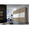 Express Möbel Schwebetürenschrank Stars mit Glaseinsätzen, 150 cm bis 300 cm , Höhe 216 cm oder Höhe 236 cm