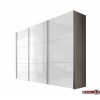 Express Möbel Schwebetürenschrank Stars, weiss hochglanz Front  Höhe 216 cm oder Höhe 236 cm