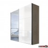 Express Möbel Schwebetürenschrank Stars, weiss hochglanz Front, Spiegeltür  Höhe 216 cm oder Höhe 236 cm