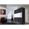 Express Möbel Schwebetürenschrank Stars mit Glaseinsätzen, 150 cm bis 300 cm , Höhe 216 cm oder Höhe 236 cm