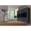 Express Möbel Schwebetürenschrank Stars mit Glaseinsätzen, 150 cm bis 300 cm , Höhe 216 cm oder Höhe 236 cm