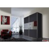 Express Möbel Schwebetürenschrank Stars mit Glaseinsätzen, 150 cm bis 300 cm , Höhe 216 cm oder Höhe 236 cm