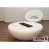 Strice Couchtisch Fiberglas weiß 100 cm