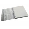 Notizbuch, Tagebuch UNICORN DIN A5 mit einem niedlichen, süßen Einhorn, Regenbogen und Wolken 70 Blatt (80 g/m²)